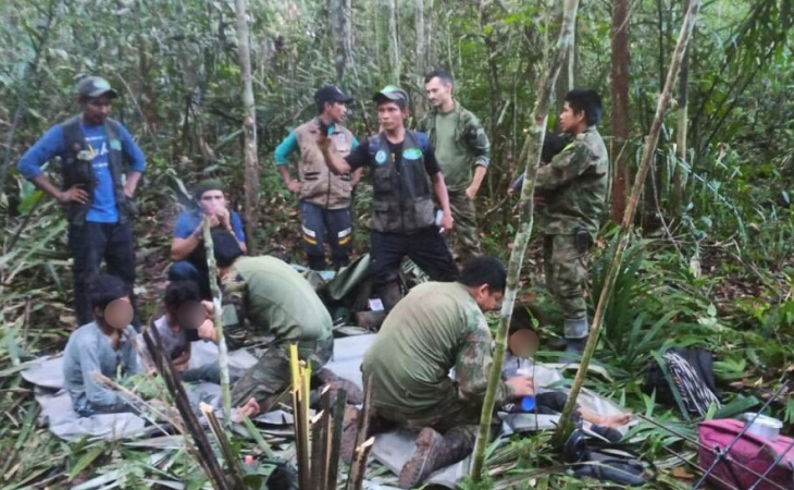 Niños rescatados en la selva estarán bajo custodia del ICBF