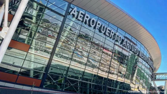 Pasajero causó graves daños en aeropuerto de Santiago de Chile