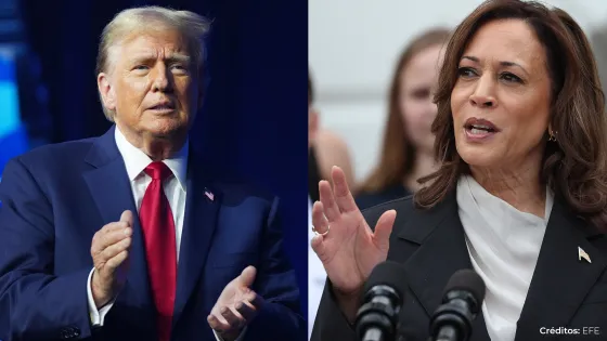 ¿Dónde y a qué hora se puede ver el debate entre Kamala Harris y Donald Trump?