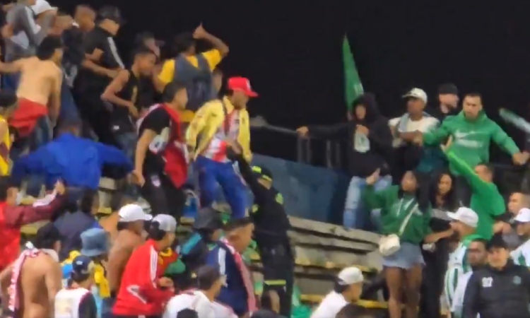 El saldo de heridos que dejó el Atlético Nacional vs Junior de Barranquilla