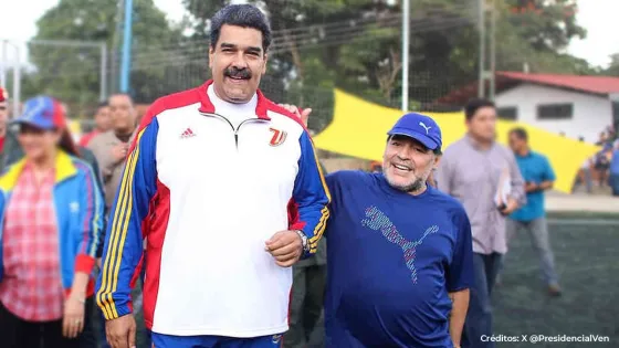 Maduro le pide al espíritu de Maradona que le “Jale las patas” a Milei