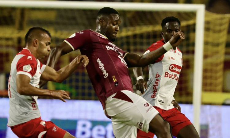 Tolima y Santa Fe no pasaron del empate en Ibagué