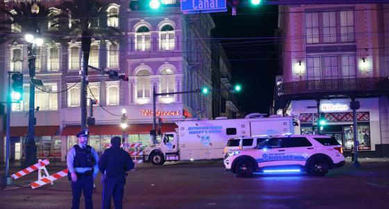 Ya van 15 muertos por el atentado en Nueva Orleans, Estados Unidos