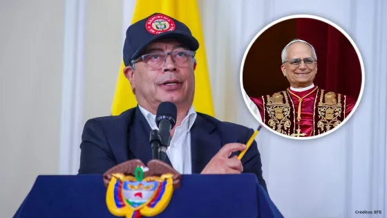 La reacción de Petro al nuevo Papa