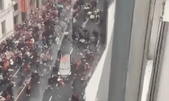 Un hombre arrestado tras atropellar a varias personas en la celebración del Liverpool
