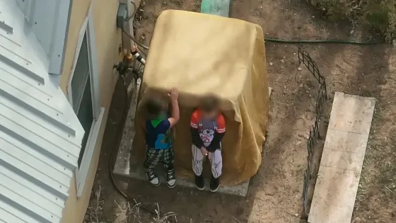 VIDEO | Policía desarma a niños con ayuda de dron en Nuevo México